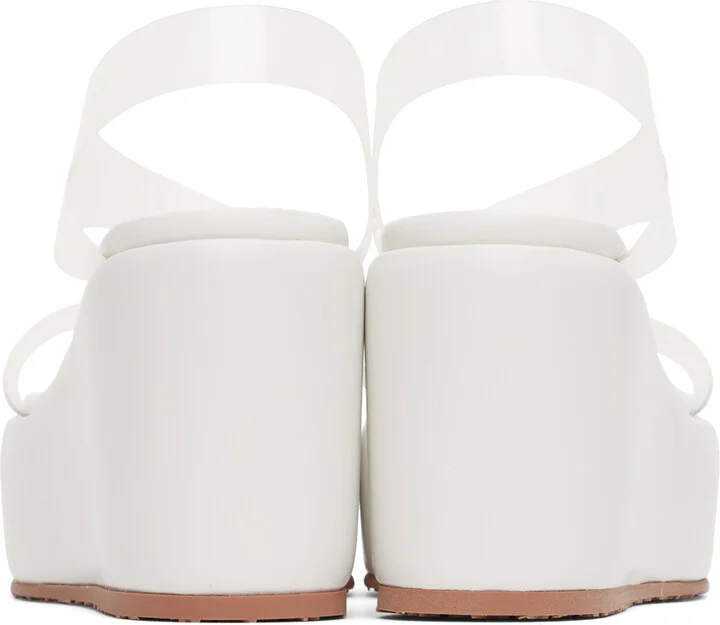 Gianvito Rossi Pink Metropolis 45 Wedge Sandals - Image 2