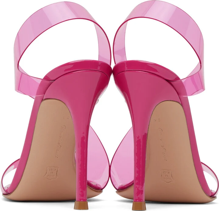 Gianvito Rossi Pink Metropolis Heeled Sandals - Image 2