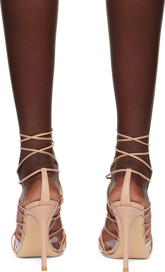 Gianvito Rossi Pink Miria Heels - Image 2