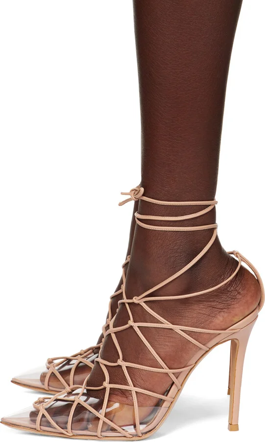 Gianvito Rossi Pink Miria Heels - Image 3