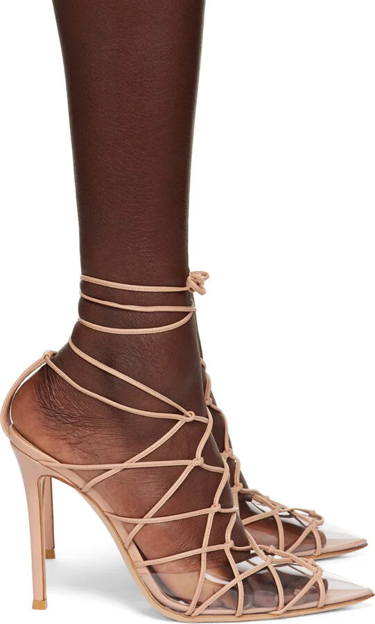 Gianvito Rossi Pink Miria Heels