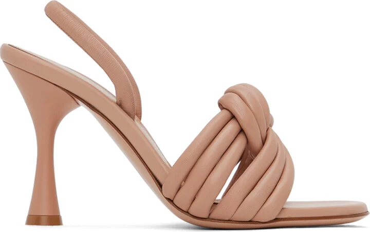Gianvito Rossi Pink Ottavia Heeled Sandals