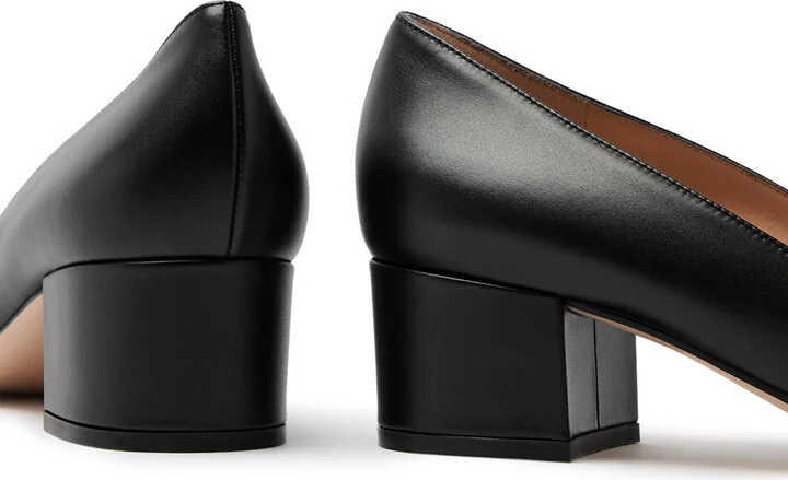 Gianvito Rossi Piper 45 Leather Pumps - Image 4