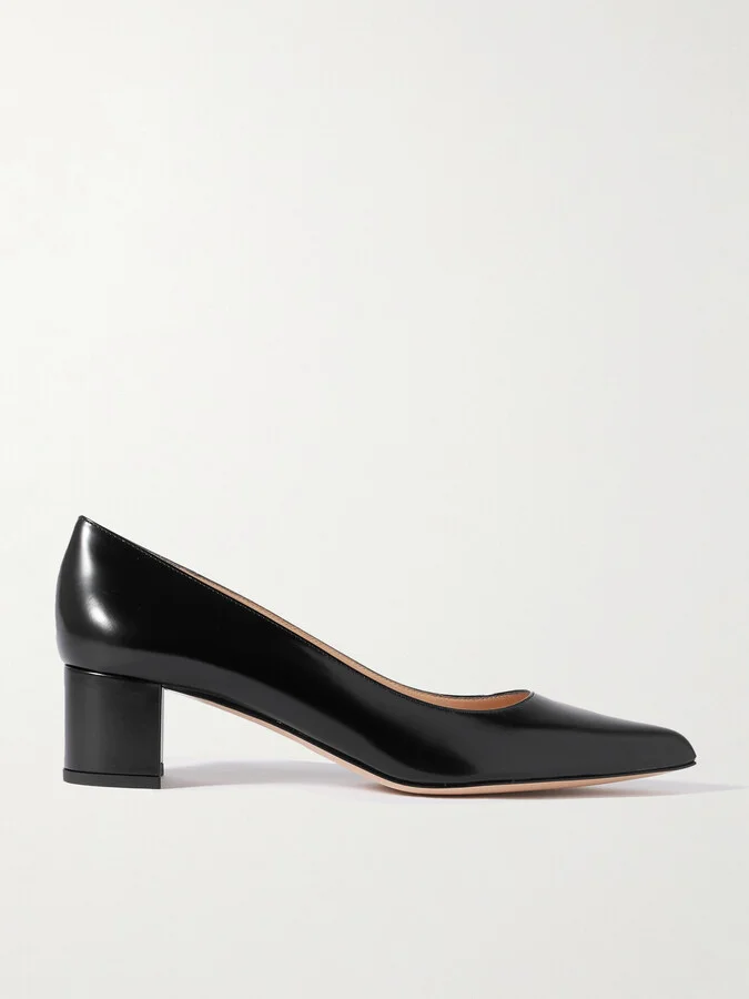 Gianvito Rossi - Piper 45 Leather Pumps - Black