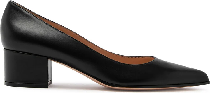Gianvito Rossi Piper 45 Leather Pumps