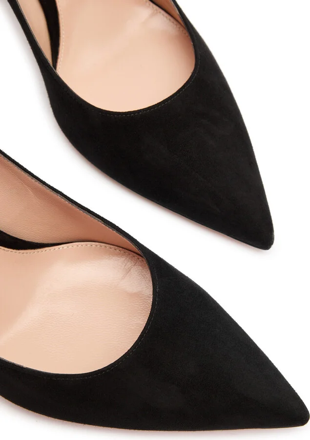 Gianvito Rossi Piper 85 Suede Pumps - Image 3