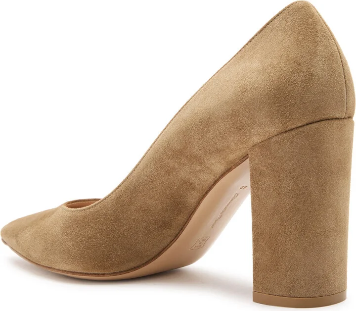 Gianvito Rossi Piper 85 Suede Pumps - Image 7