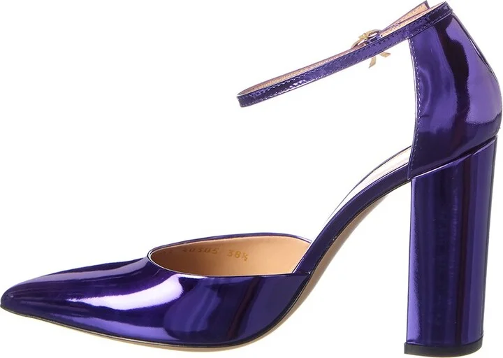 Gianvito Rossi Piper Anklet 100 Leather Pump - Image 2