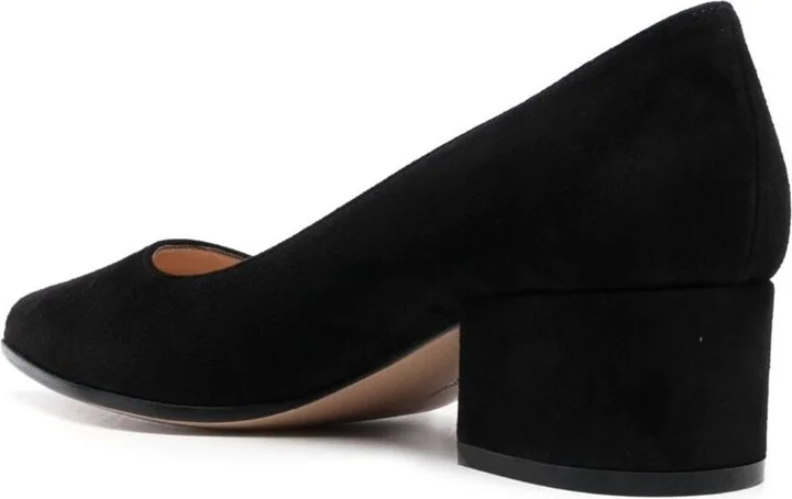 Gianvito Rossi Piper Suede Leather Pumps - Image 2