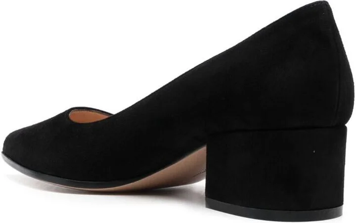 Gianvito Rossi Piper Suede Leather Pumps - Image 2