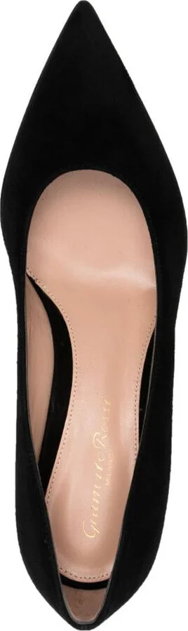 Gianvito Rossi Piper Suede Leather Pumps - Image 4