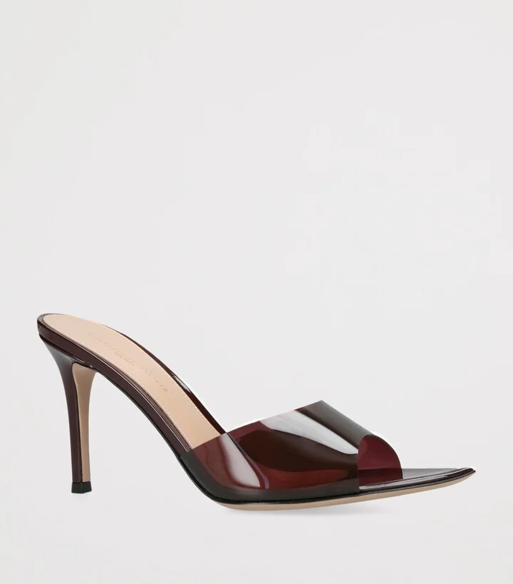Gianvito Rossi Plexi Elle Mules 85 - Image 3