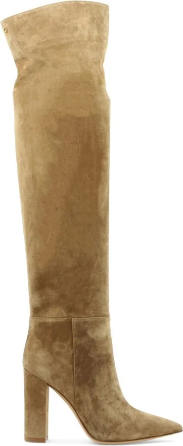 Gianvito Rossi Pointed-Toe Heeled Boots
