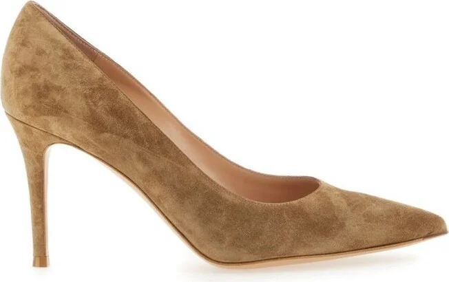 Gianvito Rossi Pointed-Toe Heeled Pumps