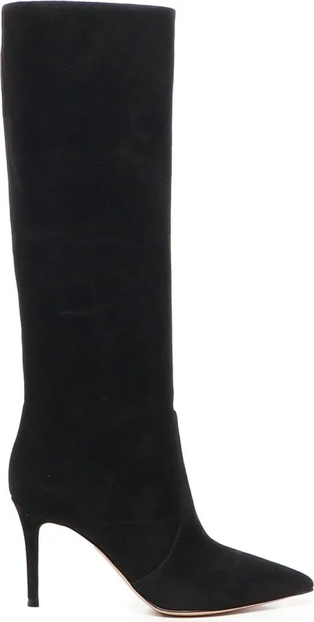 Gianvito Rossi Pointed Toe High Heeled Boots