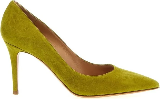 Gianvito Rossi Pointed-Toe Slip-On Pumps