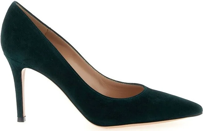 Gianvito Rossi Pointed-Toe Slip-On Pumps