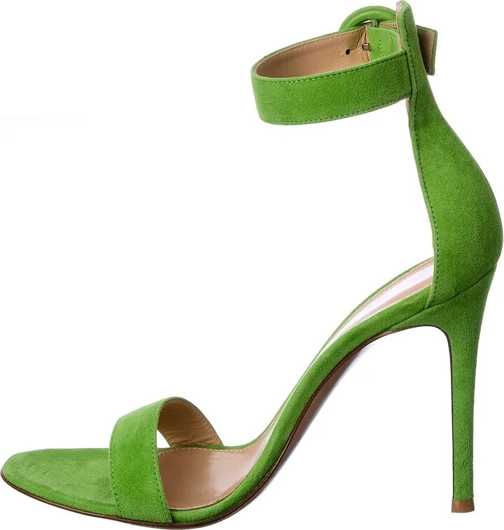 Gianvito Rossi Portofino 105 Suede Sandal - Image 2