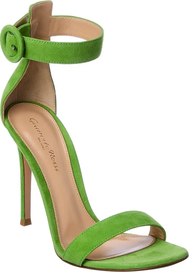 Gianvito Rossi Portofino 105 Suede Sandal