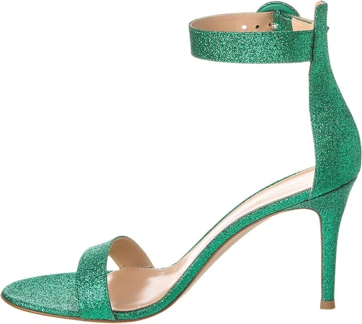 Gianvito Rossi Portofino 85 Glitter Sandal - Image 2