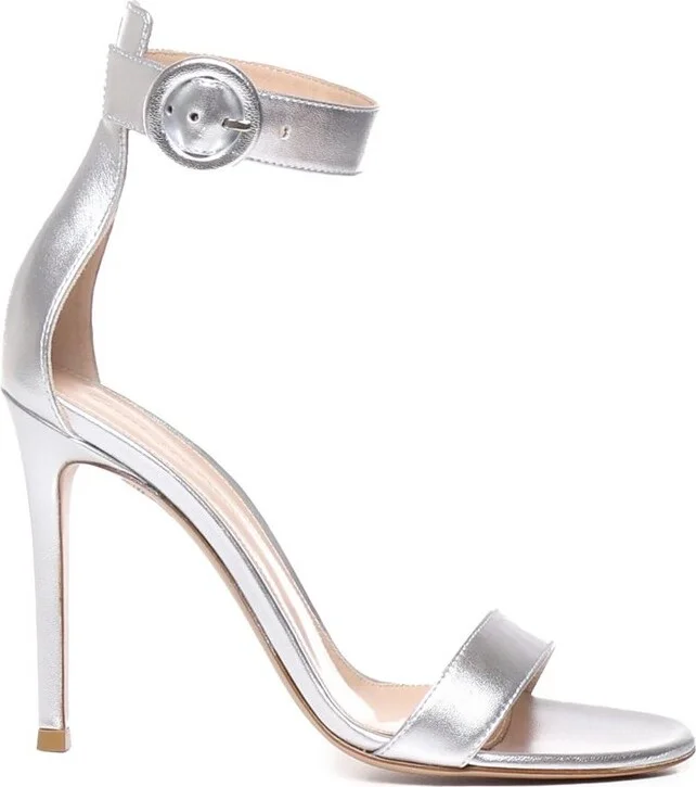 Gianvito Rossi Portofino Buckle-Strapped Heeled Sandals