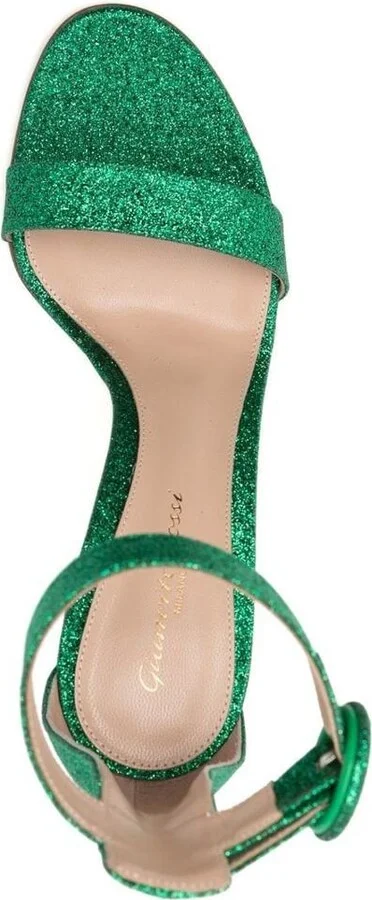 Gianvito Rossi Portofino Starlight Leather High Heel Sandals - Image 4