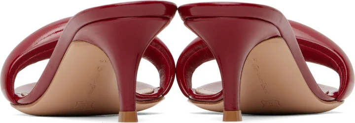 Gianvito Rossi Red Bijoux 55 Mules - Image 2