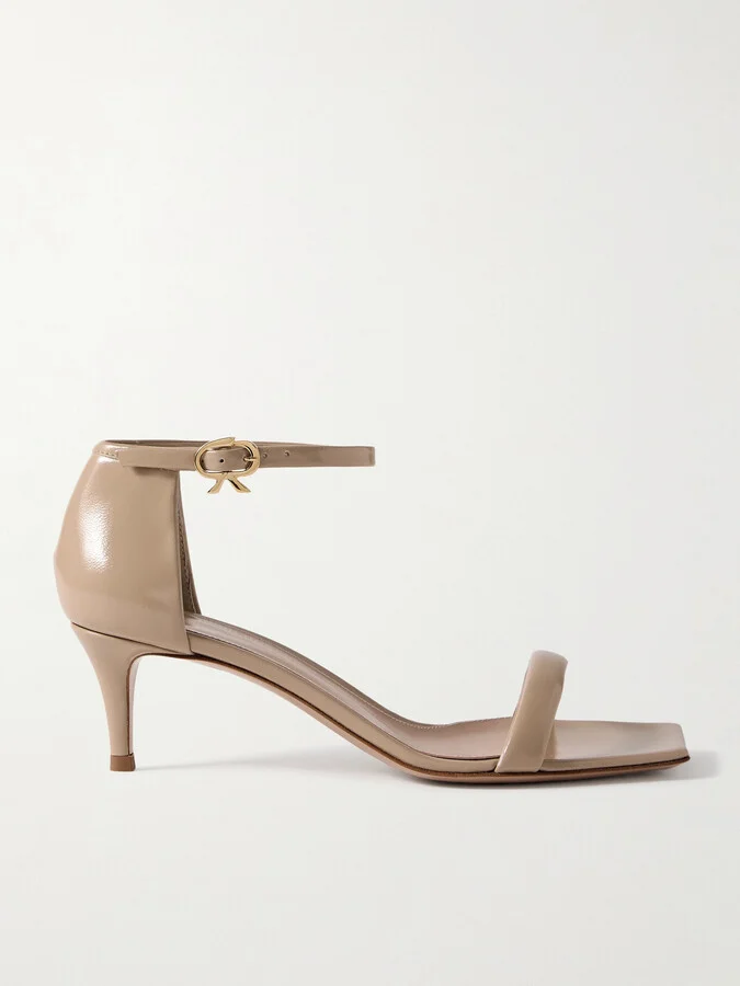 Gianvito Rossi - Rhys 55 Leather Sandals - Neutrals