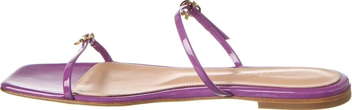 Gianvito Rossi Ribbon Cruise Patent Sandal - Image 2
