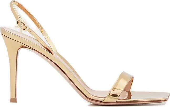 Gianvito Rossi Ribbon Open Toe Sandals