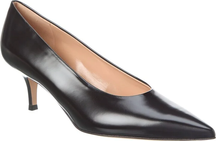 Gianvito Rossi Robbie 55 Leather Pump