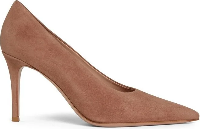 Gianvito Rossi Robbie Pointed Toe Pumps