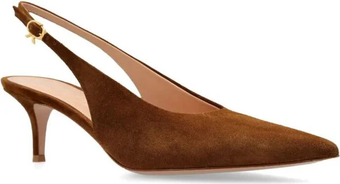 Gianvito Rossi "Robbie" Sling T.55 Shoes - Image 3