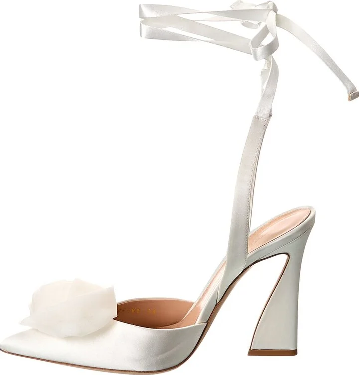 Gianvito Rossi Roselyn 105 Satin Pump - Image 2