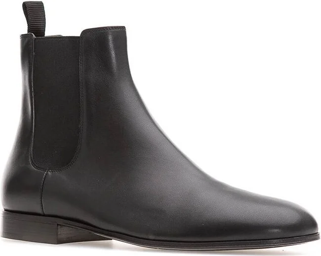 Gianvito Rossi Round Toe Chelsea Ankle Boots