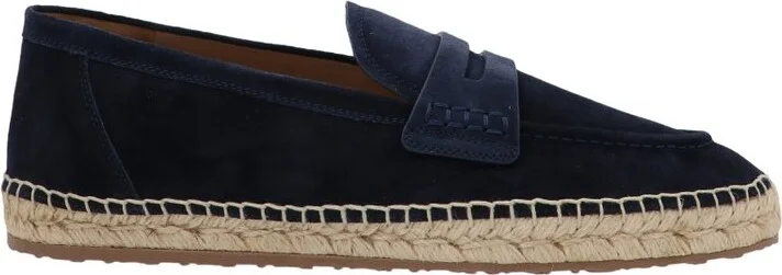 Gianvito Rossi Round Toe Slip-On Espadrilles
