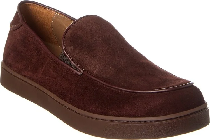 Gianvito Rossi Scott Suede Loafer