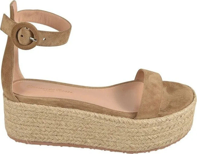 Gianvito Rossi Seville Open-Toe Espadrilles