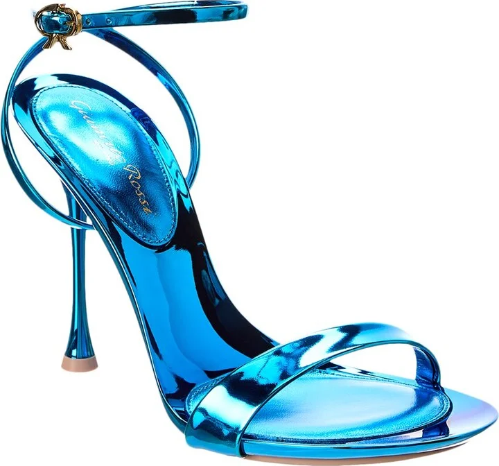 Gianvito Rossi Spice Ribbon 95 Leather Sandal