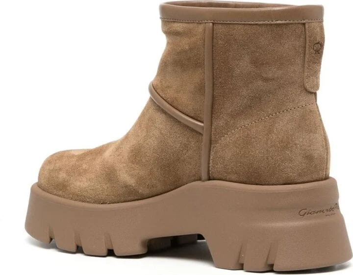 Gianvito Rossi Stormy Suede Ankle Boots - Image 2