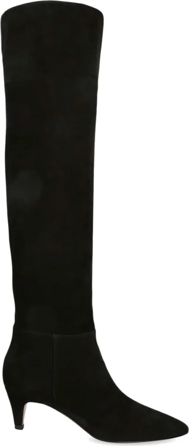 Gianvito Rossi Suede Elise Knee-High Boots 55
