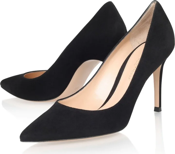 Gianvito Rossi Suede Gianvito Pumps 85 - Image 4