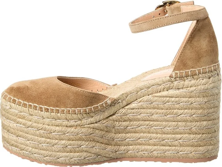 Gianvito Rossi Suede Platform Espadrille - Image 2