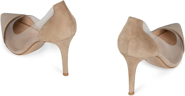 Gianvito Rossi Suede Pumps - Image 4