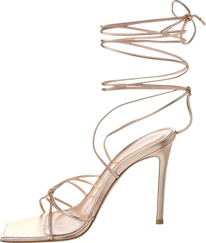 Gianvito Rossi Sylvie 105 Leather Sandal - Image 2