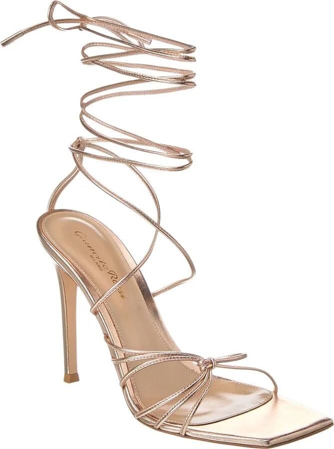 Gianvito Rossi Sylvie 105 Leather Sandal