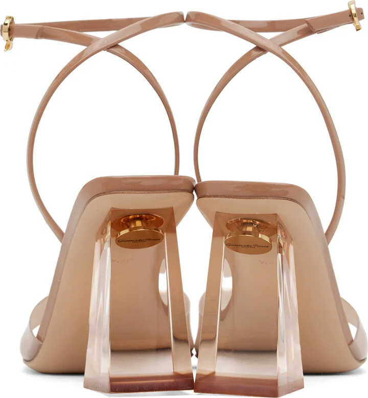 Gianvito Rossi Tan Cosmic Heeled Sandals - Image 2