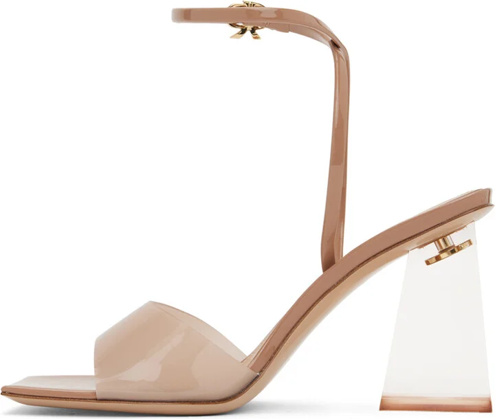 Gianvito Rossi Tan Cosmic Heeled Sandals - Image 3