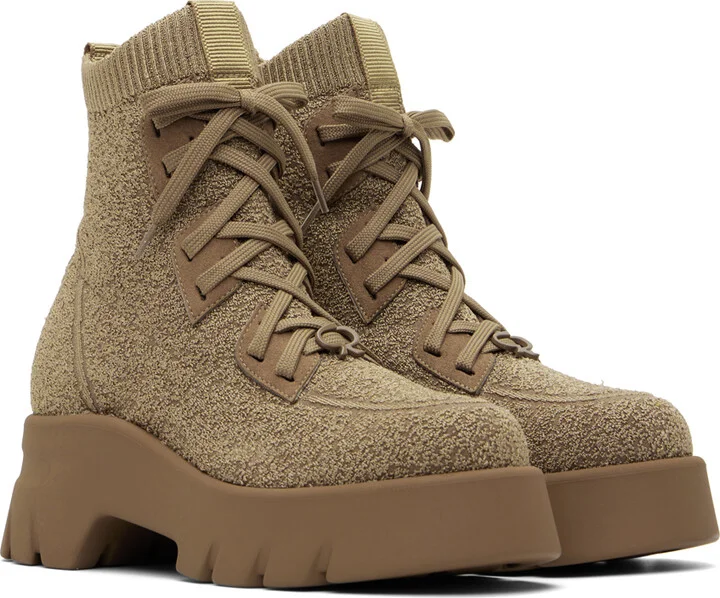 Gianvito Rossi Tan Lambert Boots - Image 4
