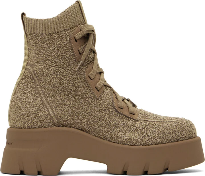 Gianvito Rossi Tan Lambert Boots
